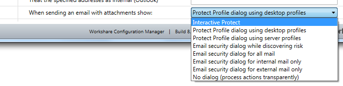 Select your email protection option
